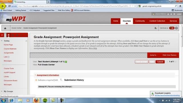 Downloading Student Files in MyWPI смотреть онлайн