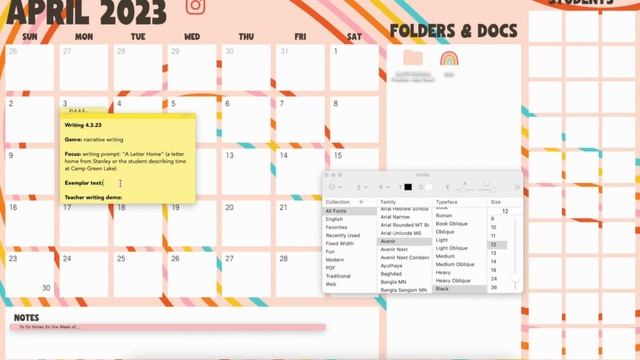 How to Turn Your Desktop Into a Teacher Planner Using Stickies | MAC OS Ventura смотреть онлайн