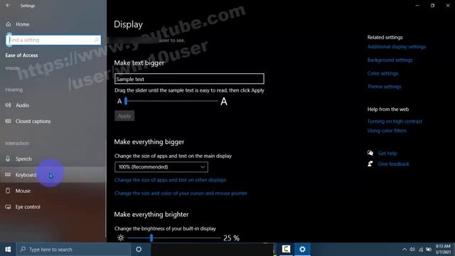 Windows 10 Home : How to turn on or off use Sticky keys смотреть онлайн