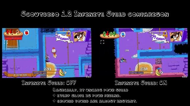 [Scoutdigo Mod 1.2] Infinite Speed comparison смотреть онлайн