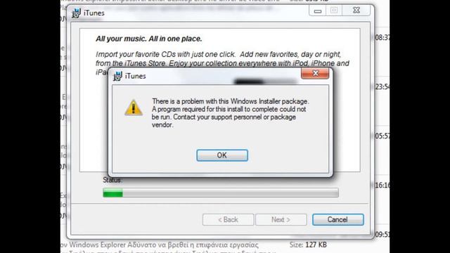 Itunes error while installing (Please Help) смотреть онлайн
