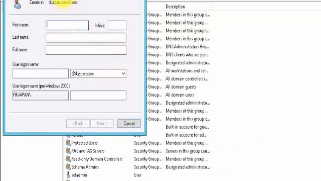 How To Create New Domain Users In Windows 2012 - Beginner Tutorials