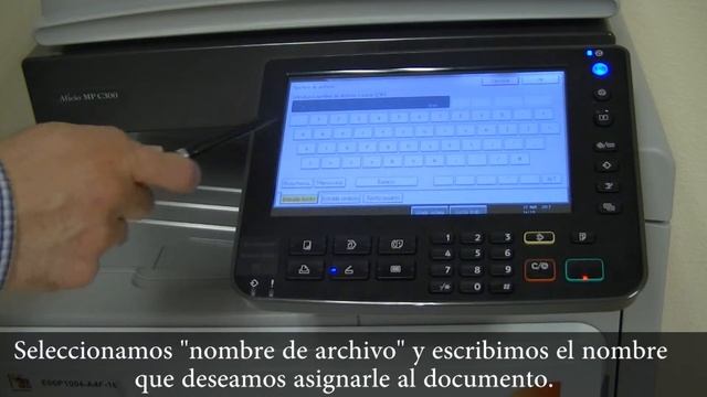 Renombrar archivos escaneados en la impresora MPC300 смотреть онлайн