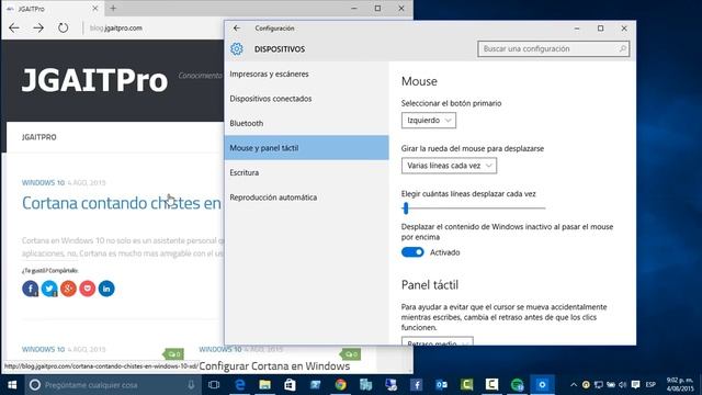 Scroll sobre ventanas inactivas en Windows 10 смотреть онлайн