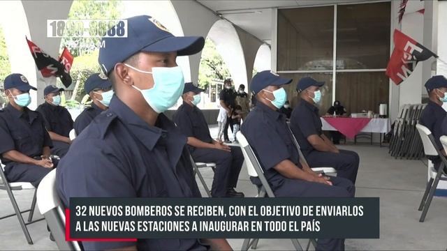 Bomberos Unificados culminan curso de inducción para nuevo ingreso - Nicaragua смотреть онлайн