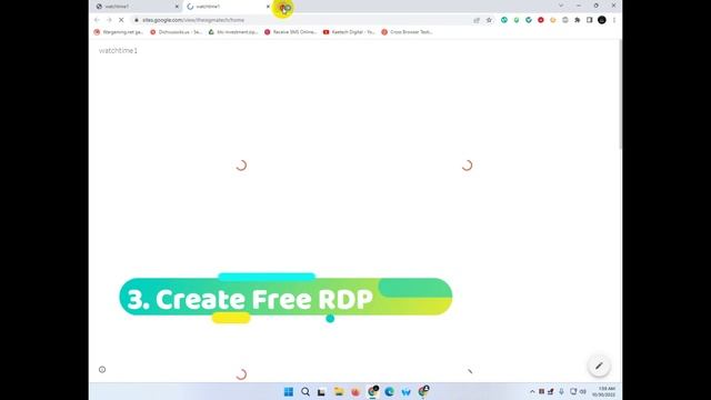 How to Create Free RDP | How to create free rdp for watchtime | Free RDP for 2022 смотреть онлайн
