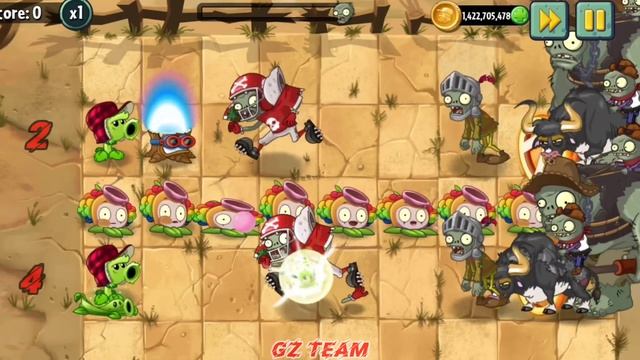 Team Blue TORCHWOOD vs PEA VINE - Who Will Win? - PvZ 2 Team Plant Vs Team Plant смотреть онлайн