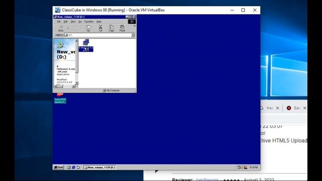 Installing ClassiCube on Windows 98 SE смотреть онлайн