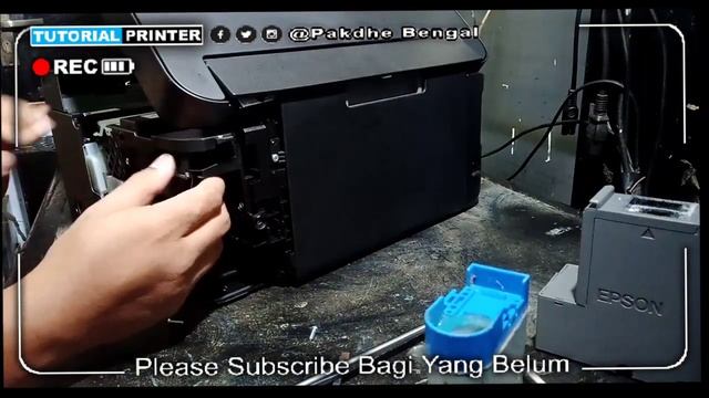 PASANG PEMBUANGAN DILUAR PRINTER EPSON L4150, HOW TO INSTALL THE DISPOSAL OUT OF THE EPSON L4150 смотреть онлайн