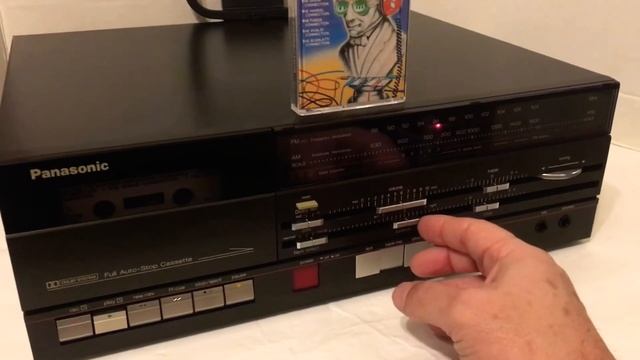 Cassette Test Panasonic Vintage AM/FM radio Stereo Cassette Player Recorder SG-P100 смотреть онлайн