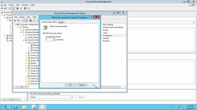 how to change password policy in windows server 2012 domain смотреть онлайн