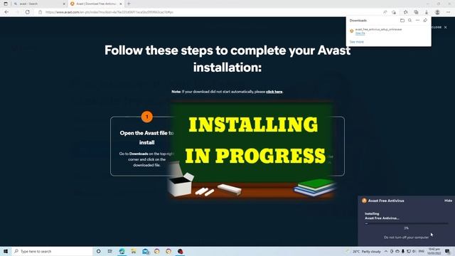 Installing AVAST Free ANTIVIRUS Tutorial смотреть онлайн