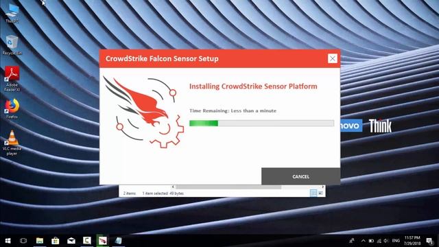 How to Install Crowd Strikes / Falcon Agent in clients windows 10 computer смотреть онлайн