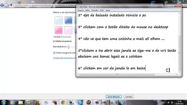 Como deixar barra de tarefas transparente no windows 7 home basic e start смотреть онлайн