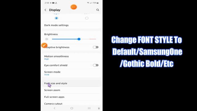Samsung S23 : How to Change FONT STYLE To Default/SamsungOne/Gothic Bold смотреть онлайн