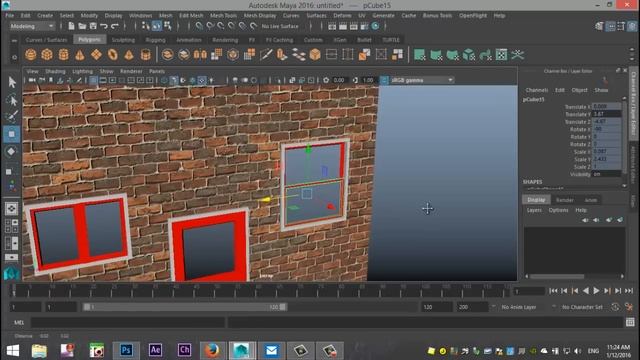 Maya 2016 tutorial : How to rig Windows and Doors смотреть онлайн