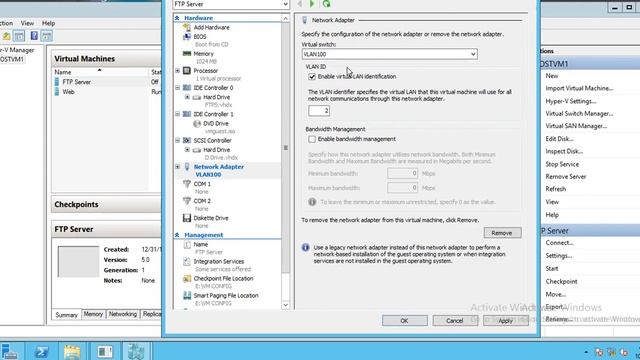 Mengaktifkan VLAN ID di Virtual Machine Hyper V смотреть онлайн