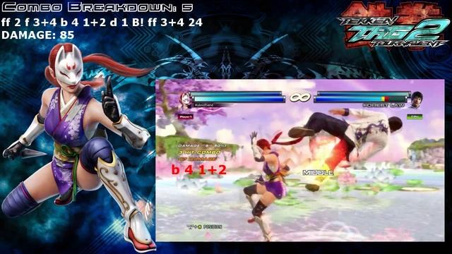 Tekken Tag 2: Kunimitsu Combo Breakdowns смотреть онлайн