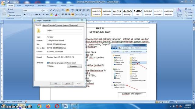 Cara setting delphi 7 di windows смотреть онлайн