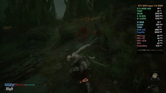 GTX 1650 Super + I3 10100 + 16GB RAM Performance FPS Benchmark Gaming Test смотреть онлайн
