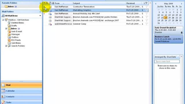 Outlook 2007 Emails: Message Settings Importance & Sensitivity смотреть онлайн