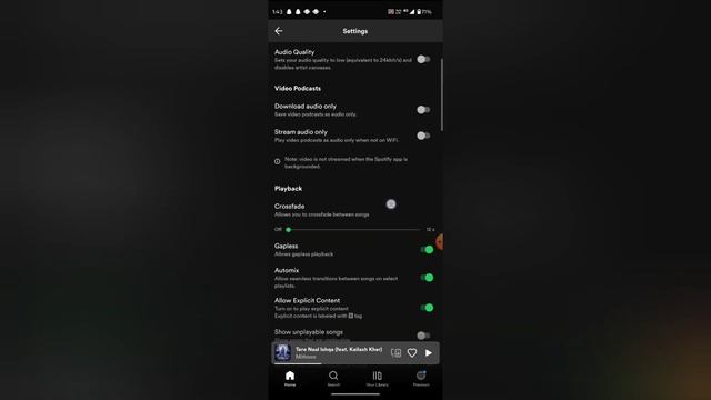 Spotify Mein Download Audio On Off Kaise Kare, How To Turn On Off Download Audio In Spotify
