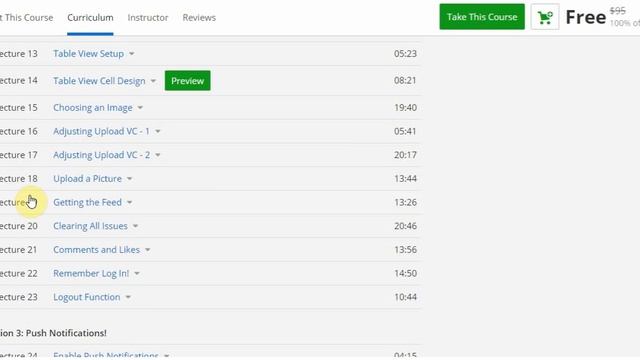 Coding iPhone App Social Media & Push Notifications free udemy course hurry limited period offer смотреть онлайн