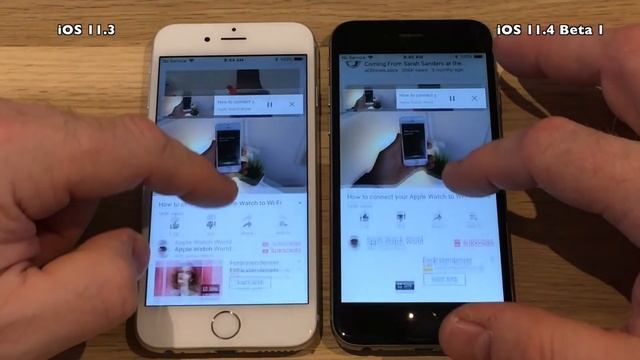 iPhone 6 : iOS 11.4 Beta 1 vs iOS 11.3 Speed Test Build 15F5037c смотреть онлайн