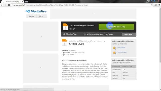 Kali Linux 2.0 Highly Compressed 53 MB Download смотреть онлайн