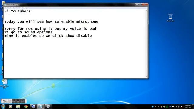 How to Enable the microphone Windows 7/vista/8/8.1 смотреть онлайн