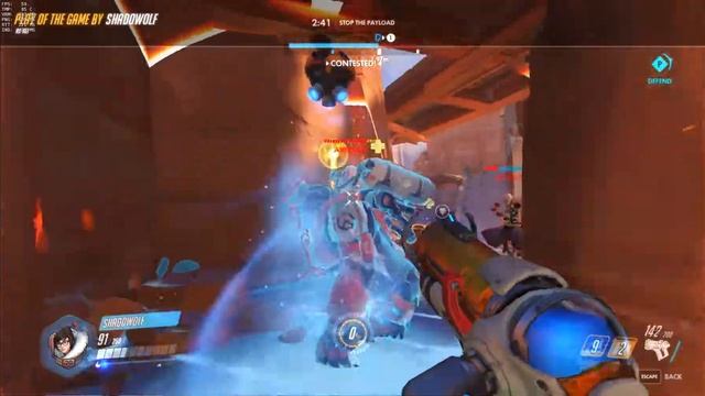 Overwatch | Mei highlight, Winston was angry on me! смотреть онлайн