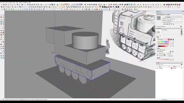 iPad+Sketchup+Enscape Quick Tank Design смотреть онлайн