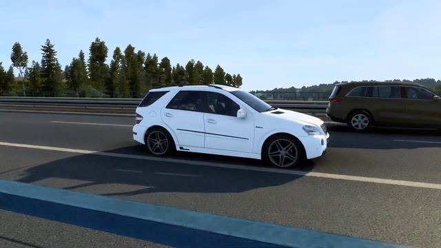 محاكي الشاحنات الاوروبية: Euro Truck Simulator 2 _ Mercedes Benz ML63 AMG 2009 смотреть онлайн