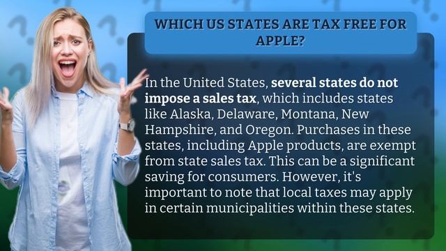 Which US states are tax free for Apple? смотреть онлайн
