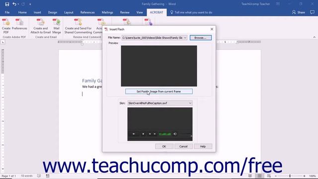 Acrobat Pro DC Embed Flash in PowerPoint and Word - Adobe Acrobat Pro DC Training Tutorial Course смотреть онлайн