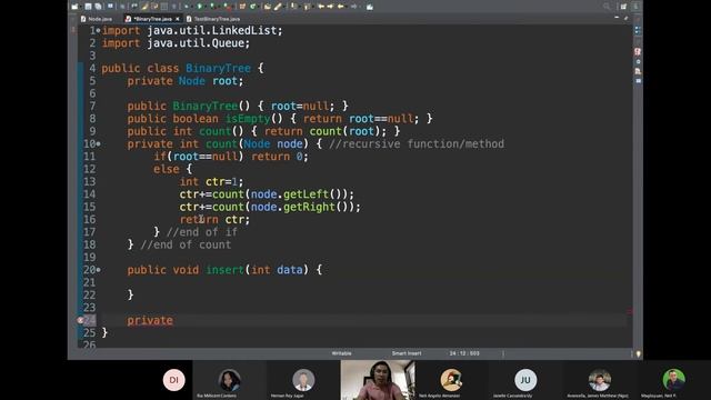 Binary Tree ADT Sync Session смотреть онлайн