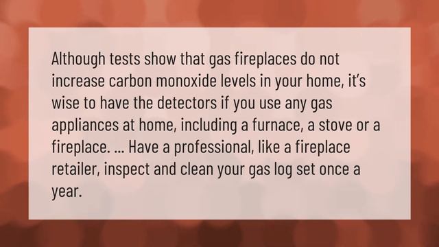 Do you need to open a window when using a gas fireplace? смотреть онлайн