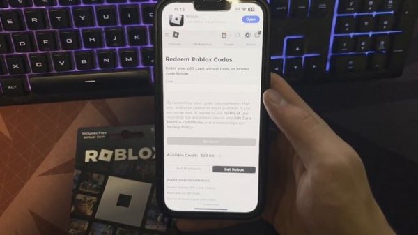 How to Redeem Roblox Gift Card Codes on Mobile 2024! (ROBLOX CODES)
