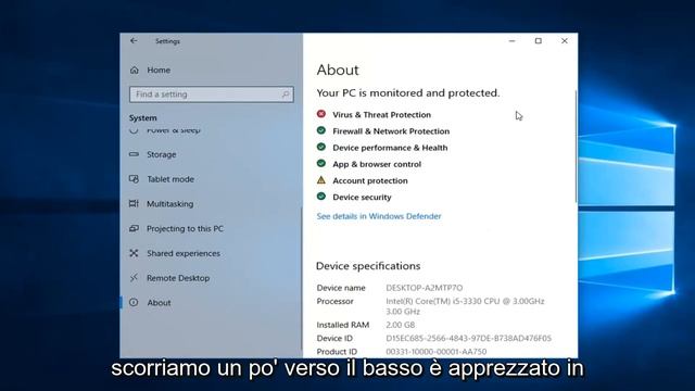 Come trovare le specifiche complete del PC Windows 10 смотреть онлайн