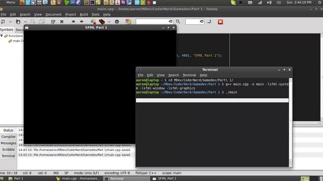 Gamdev - SFML Part 1 смотреть онлайн