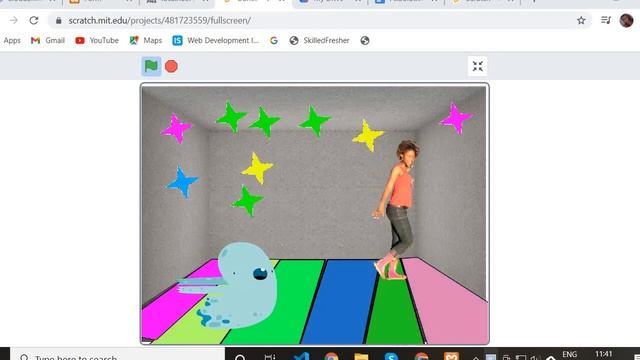 Dance Animation - Scratch Desktop Game | CloudShiksha.in | Coding Classes For Kids Above 9 смотреть онлайн
