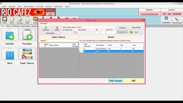 How to Manage Deals / Menus in RIO CAFEZ смотреть онлайн