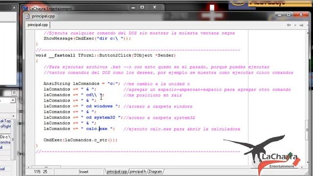 Como ejecutar COMANDOS del DOS (Simbolo de Sistema) desde C++ Builder смотреть онлайн