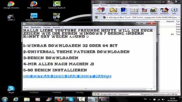 Windows 7 Design ändern 2014