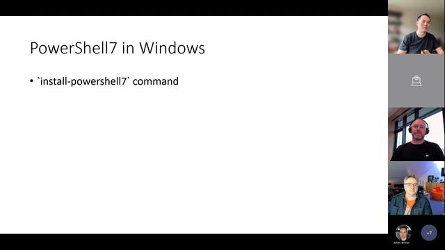 Steve Lee: "When is PowerShell 7 gonna show up in Windows?" смотреть онлайн
