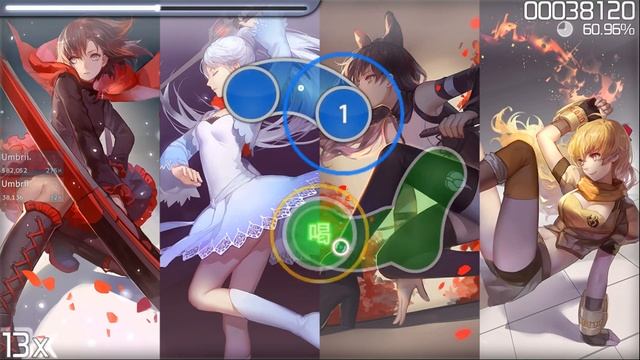 Osu - RWBY, Gravity Falls, and Bad Apple! смотреть онлайн