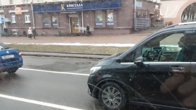 Поездка на трамвае БКМ-60102, борт.№ 080, марш.4 смотреть онлайн