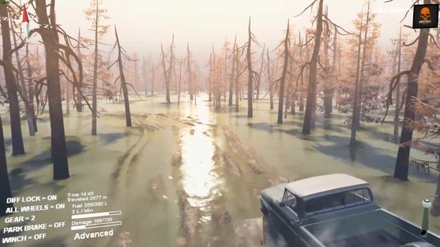 Spintires | Travelling In The Evening 3 | Map Mod | SID 1966 Chevy Custom | PC Gameplay смотреть онлайн