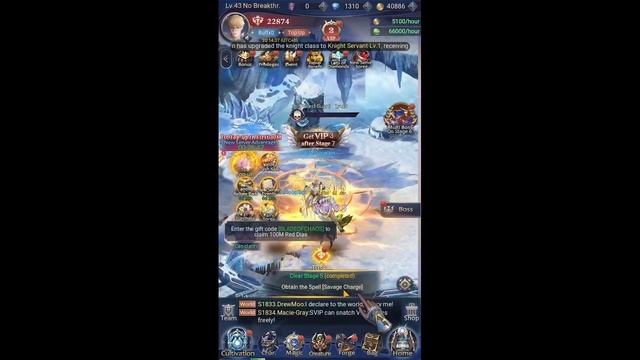 Blade of Chaos: Immortal Titan - Gameplay for Android/iOS смотреть онлайн